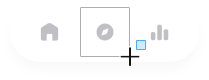A highlighted blue area marks a new hotspot on a hand-written wireframe.